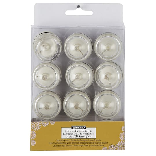 6 Packs: 12 ct. (72 total) White Submersible LED Lights by Ashland™